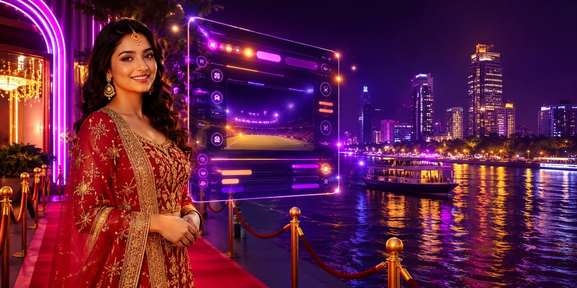 ঢাকায় নিওন আলোয় ক্যাসিনো ও বেটিং পরিবেশের দৃশ্য